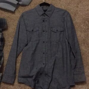 Burnside button down jean styled shirt